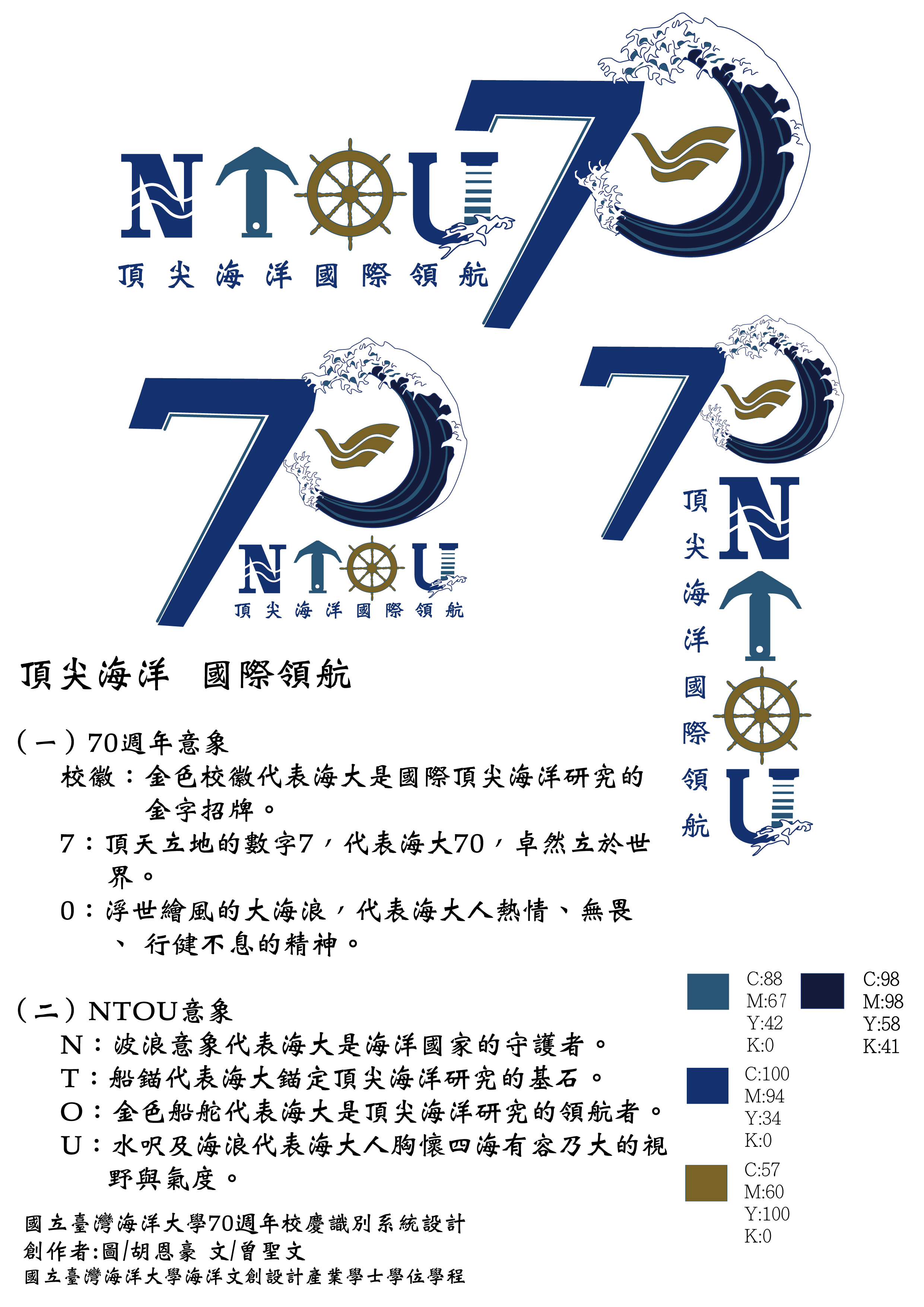 NTOU校慶70識別系統-1120308